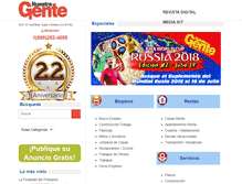 Tablet Screenshot of nuestra-gente.com